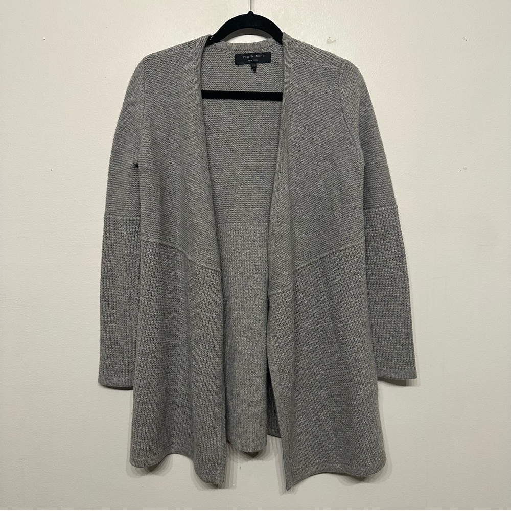 Rag & Bone Wool Open Front Cardigan Sweater XS